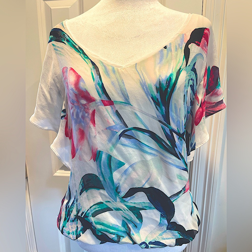 WHBM Silk Blouse